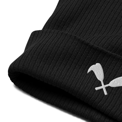 Organic ribbed beanie